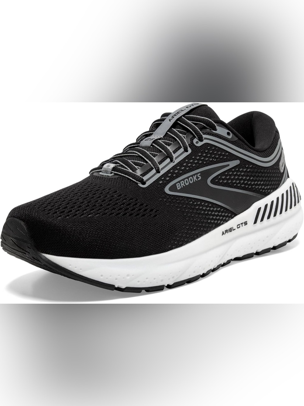 Brooks Black and Gray Men's Running Sneaker